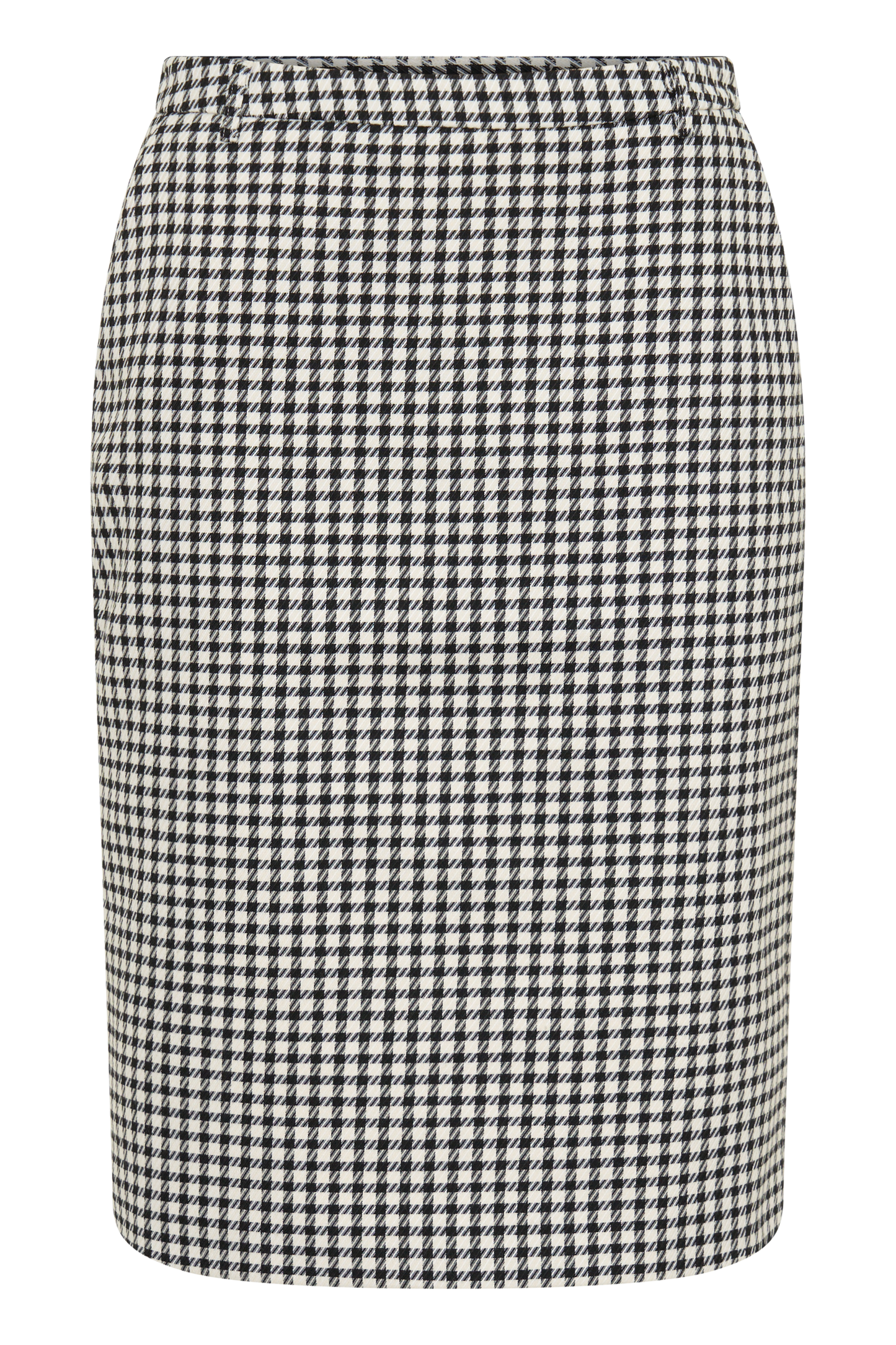 Amelie Tweed Midi Skirt - Houndstooth