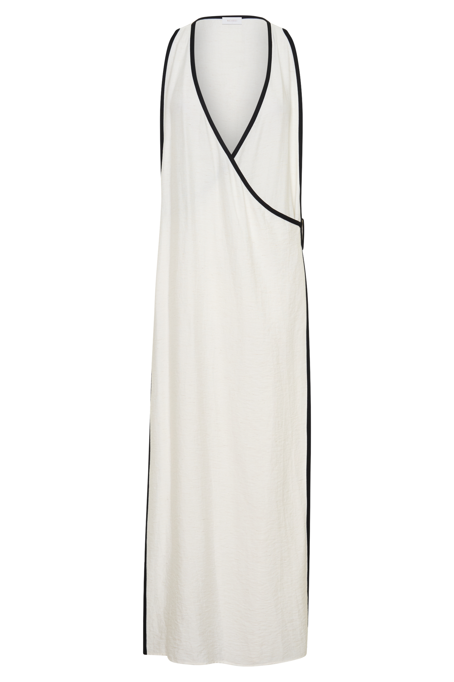 Arcadia Crossover Coverup Maxi Dress - White