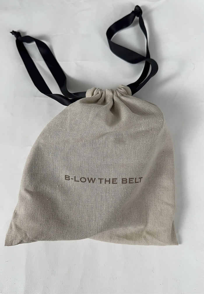 B-Low The Belt Kian Python-skinnbälte NWT
