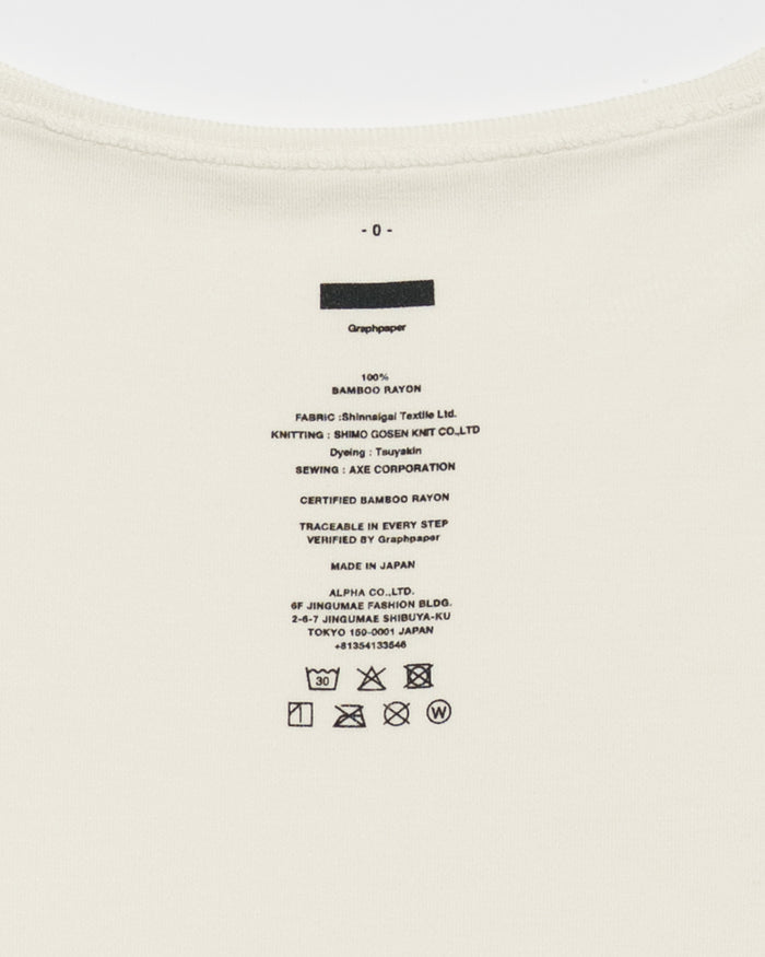 Bamboo Rayon Smooth Boat Neck Tee