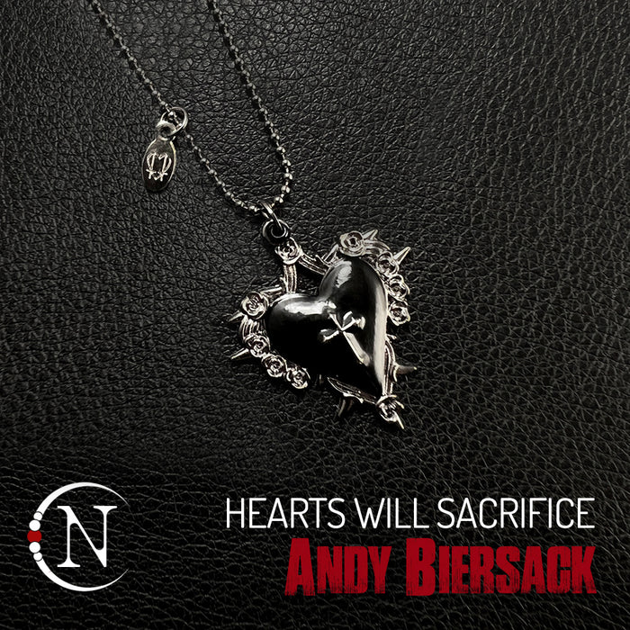 Black ~ Hearts Will Sacrifice Necklace by Andy Biersack