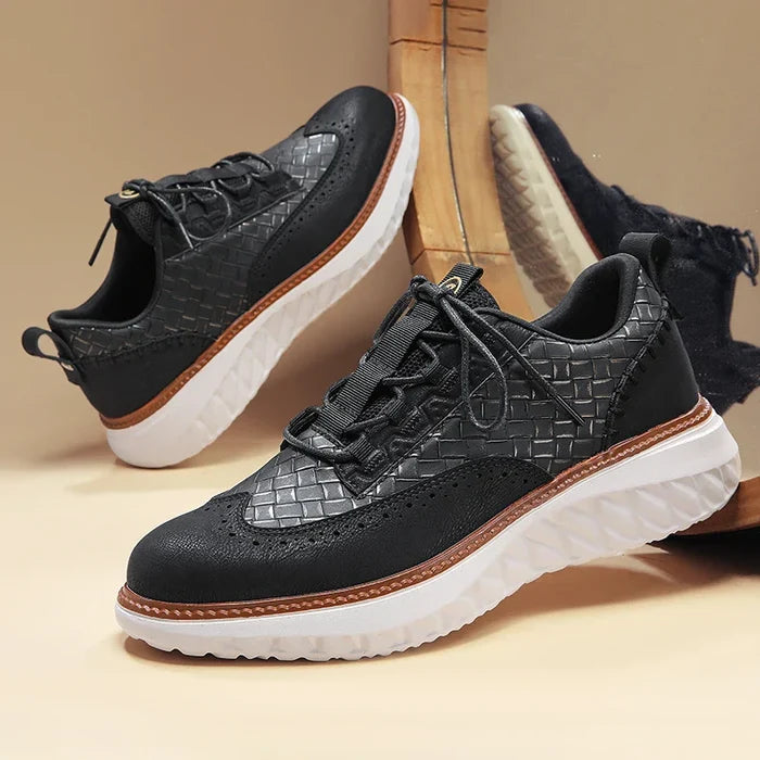 Ian Ridge Leather Sneakers