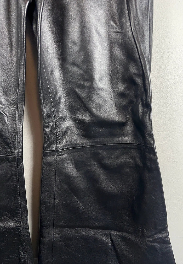 Marimekko Jenna Leather-skinnbyxor NWT