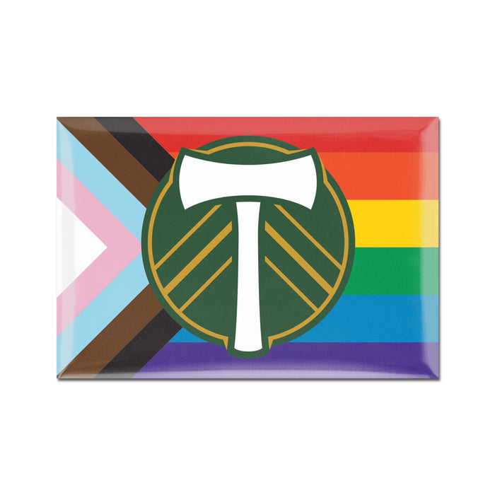 PORTLAND TIMBERS FC PRIDE MAGNET
