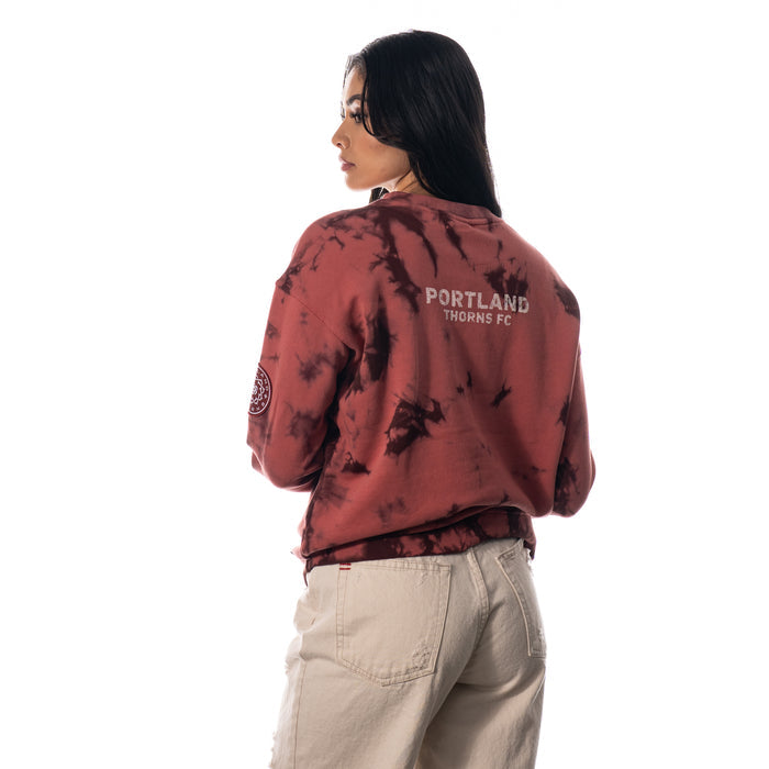 THORNS FC LADIES DOUBLE COLLAR CREW NECK