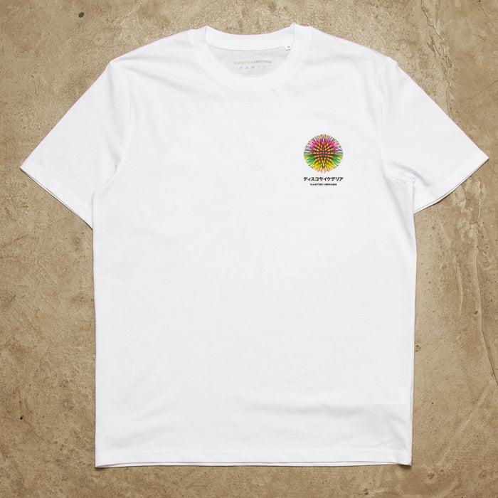 031 Disco Psychedelia Back Print - Tshirt - White
