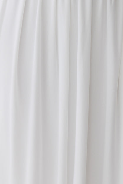 Banks Bubble Hem Midi Skirt - White