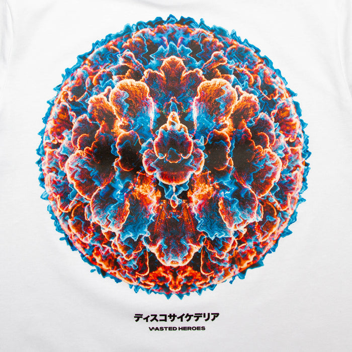 053 Orb Disco Psychedelia Back Print - Tshirt - White
