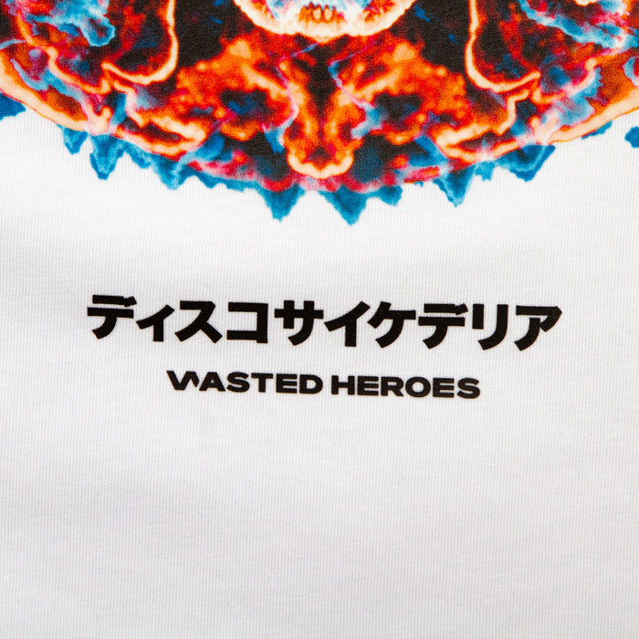 053 Orb Disco Psychedelia Back Print - Tshirt - White