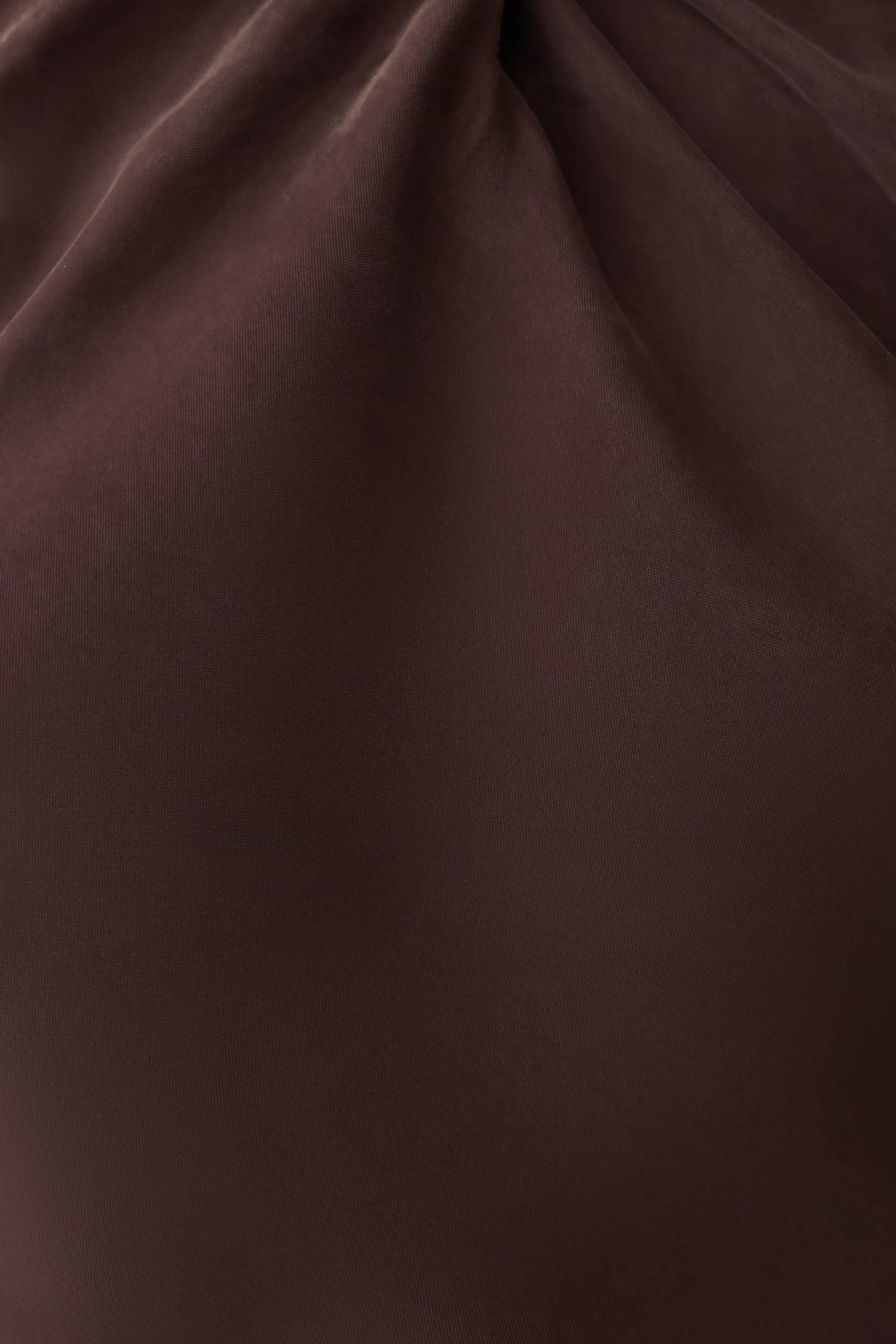 Maggie Cupro Halter Mini Dress - Dark Chocolate