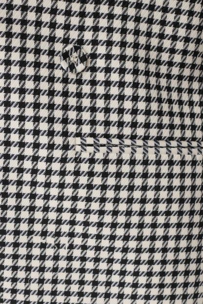 Darcie Drop Shoulder Suiting Blazer - Houndstooth