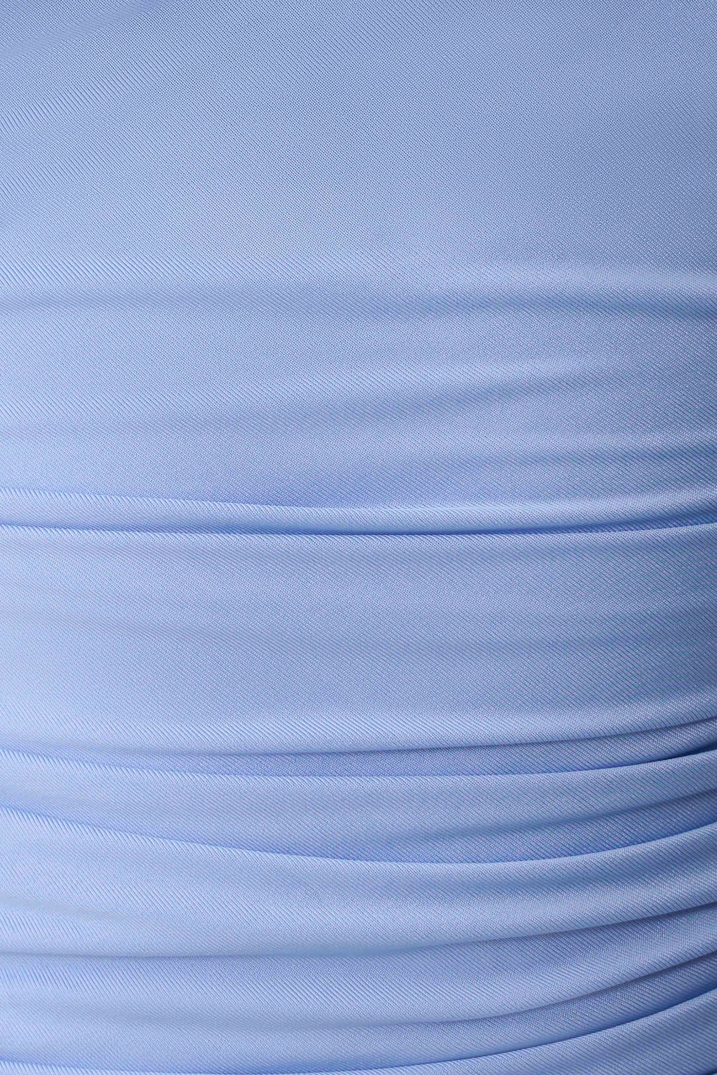 Luu Off Shoulder Slinky Top - Sea Blue