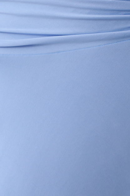 Luu Slinky Midi Skirt - Sea Blue