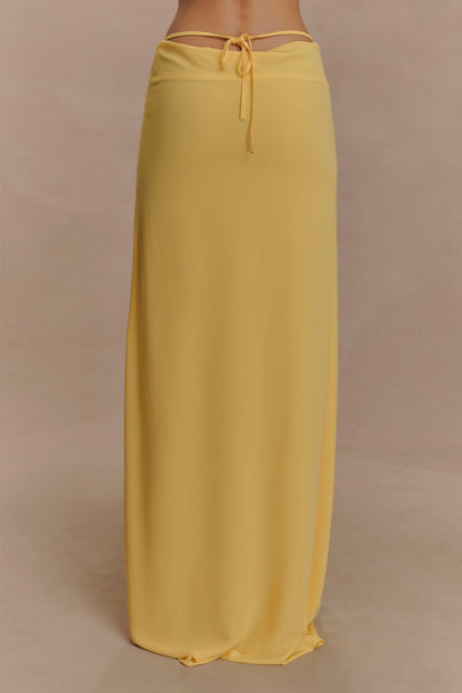 Katalina Chiffon Maxi Skirt - Butterscotch