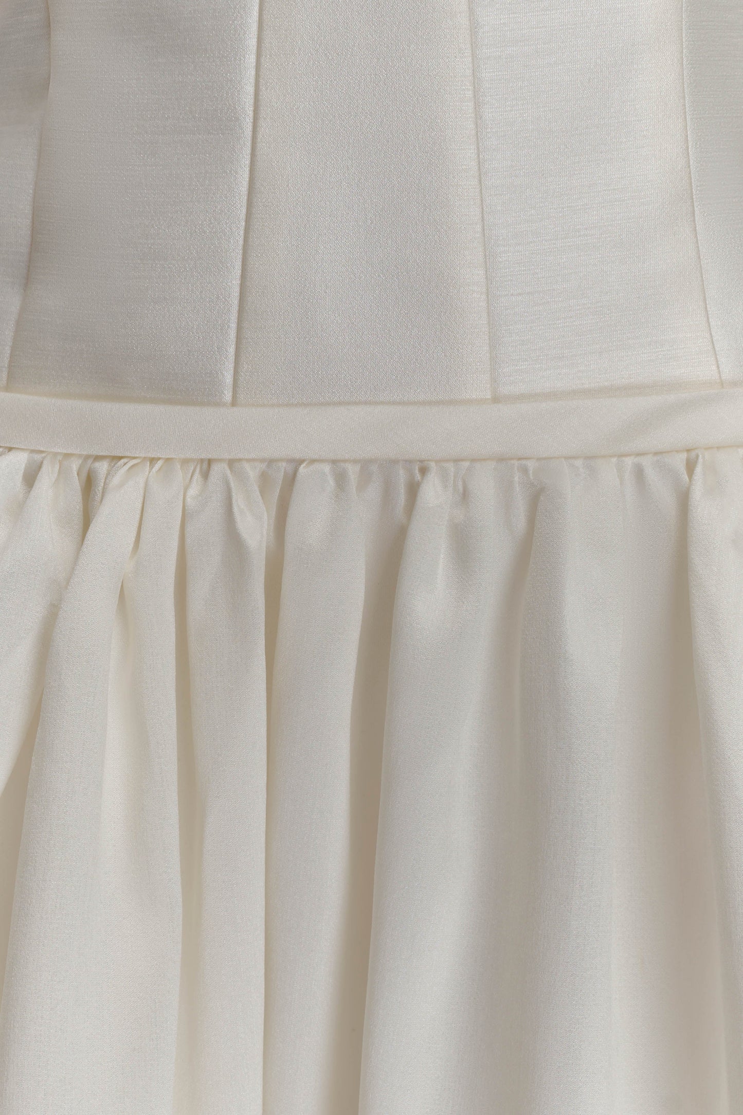 Carol Taffeta Maxi Gown - Ivory