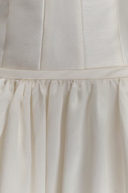 Carol Taffeta Maxi Gown - Ivory
