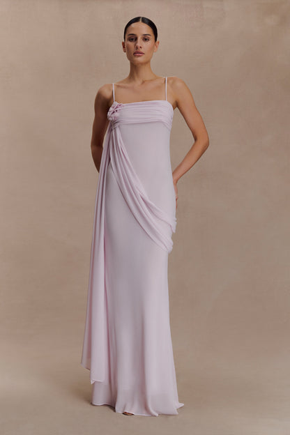 Leena Chiffon Maxi Dress - Light Lilac