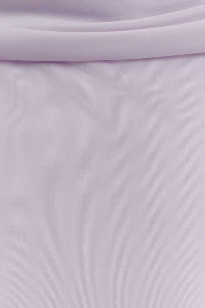 Bridget Slinky Cowl Back Top - Dusty Lilac