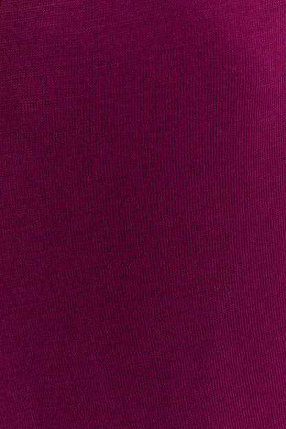 Martiena Knit Maxi Skirt - Plum