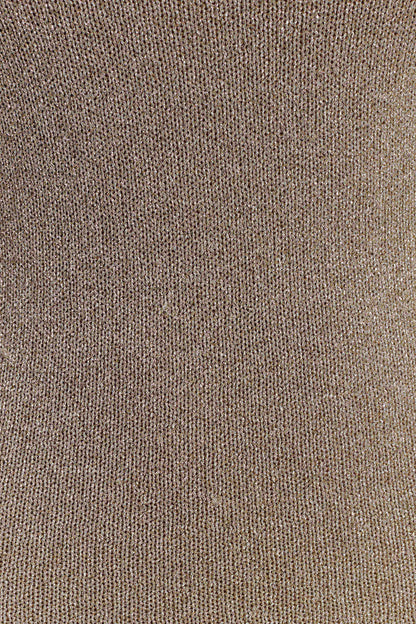 Sandrine Lurex Knit Maxi Dress - Gold