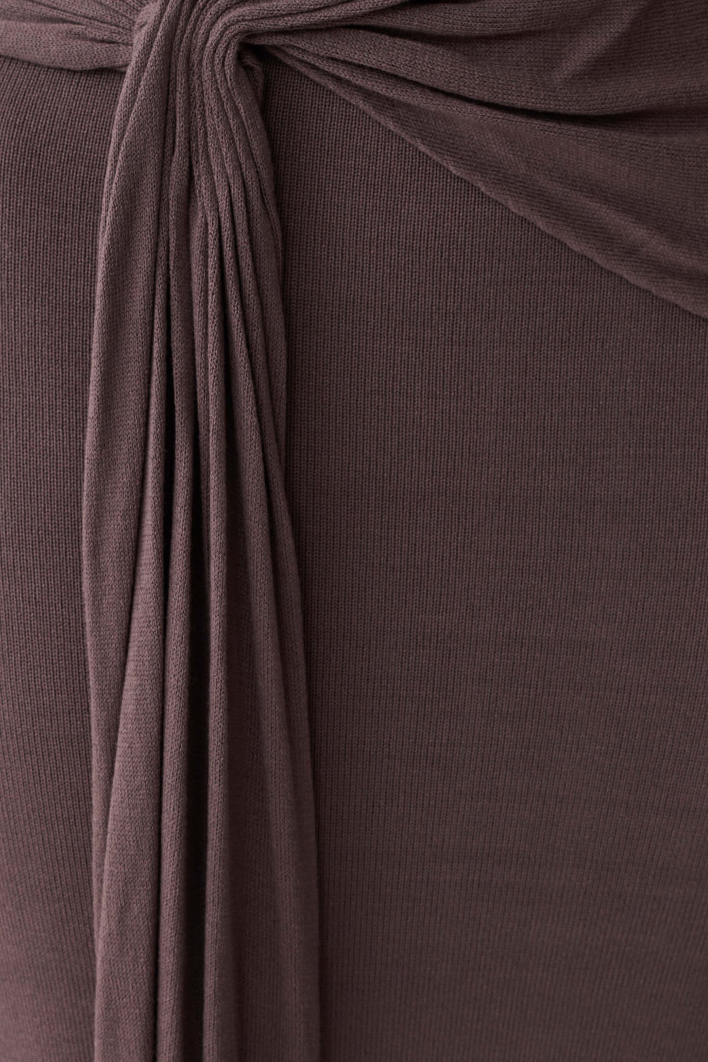 Cindylou Halter Knit Maxi Dress - Peppercorn