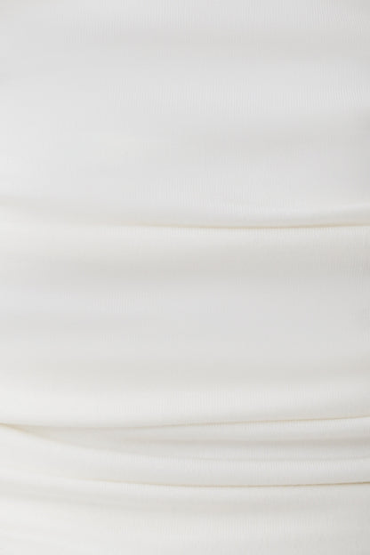 Peregrine Modal Gathered Halter Top - White