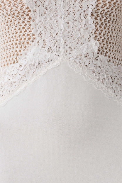 Bray Knit & Lace Maxi Dress - Ivory