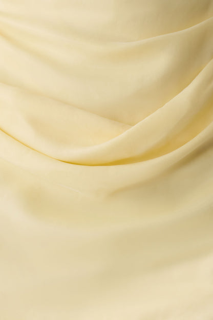 Bexley Draped Mini Dress - Butter