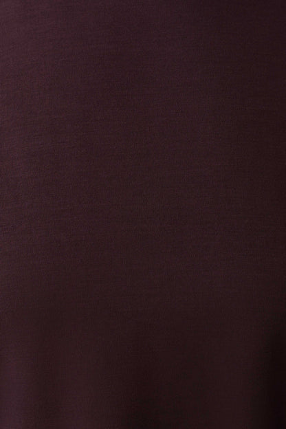 Laurelle Sleeveless Modal Draped Bodysuit - Chocolate