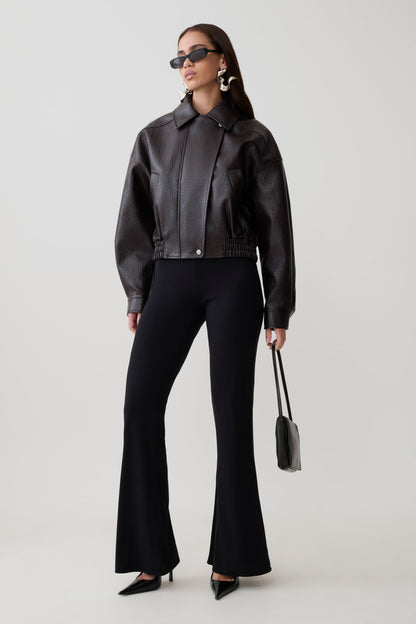 Jemma Flare Leg Pants - Black