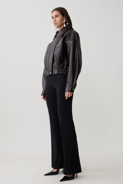 Jemma Flare Leg Pants - Black