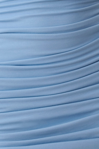 Peregrine Modal Halter Mini Dress - Blue