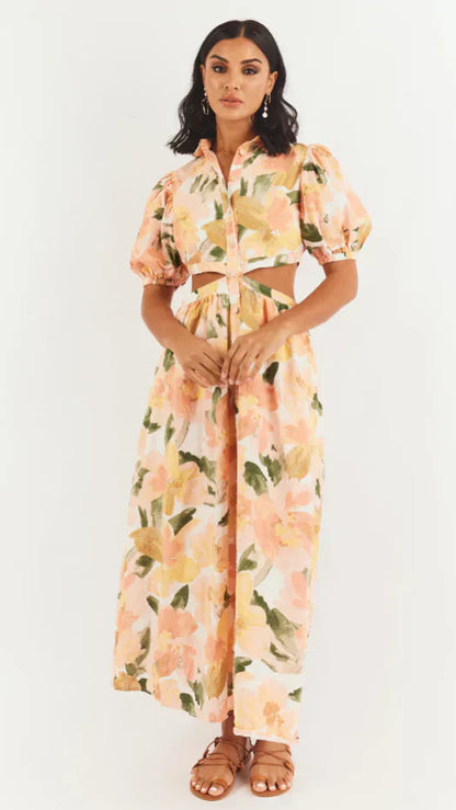 Kylo Midi Dress - Mallorca Floral