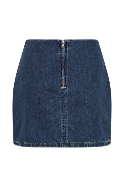 Ellie Denim Mini Skirt - Dark Blue