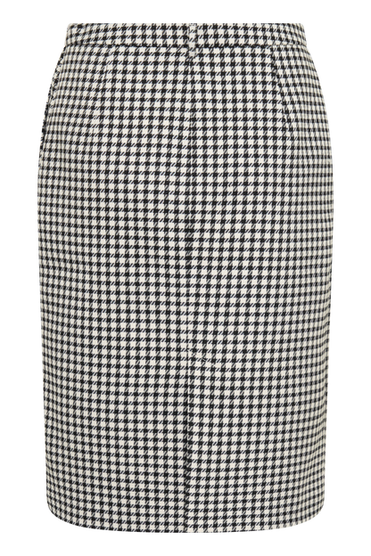 Amelie Tweed Midi Skirt - Houndstooth