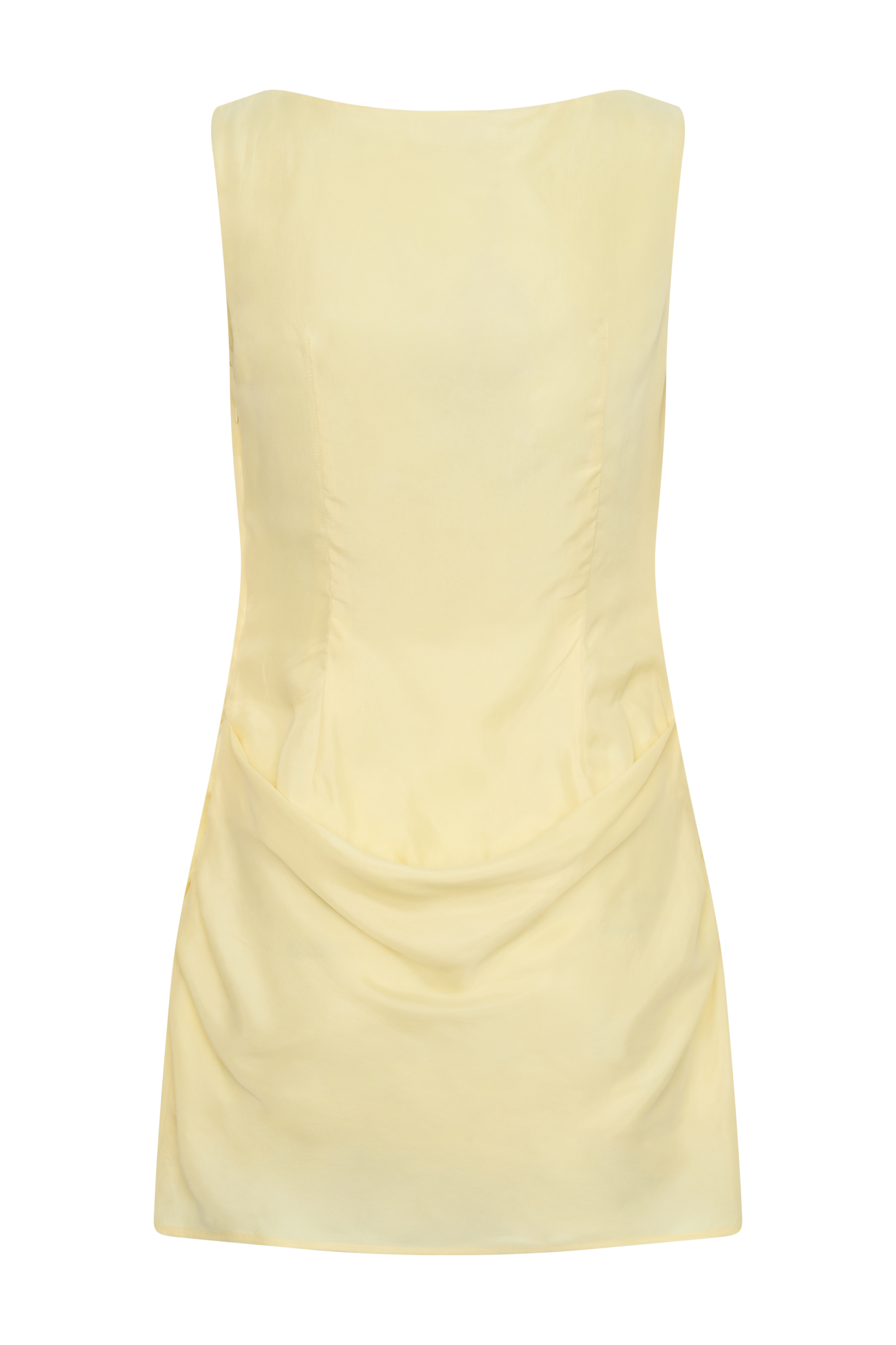 Bexley Draped Mini Dress - Butter