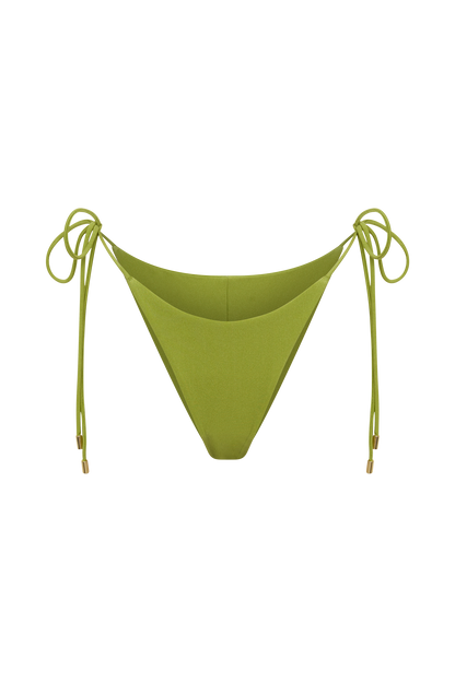 Blossom Side Tie Bikini Bottom - Green