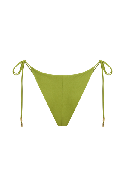 Blossom Side Tie Bikini Bottom - Green
