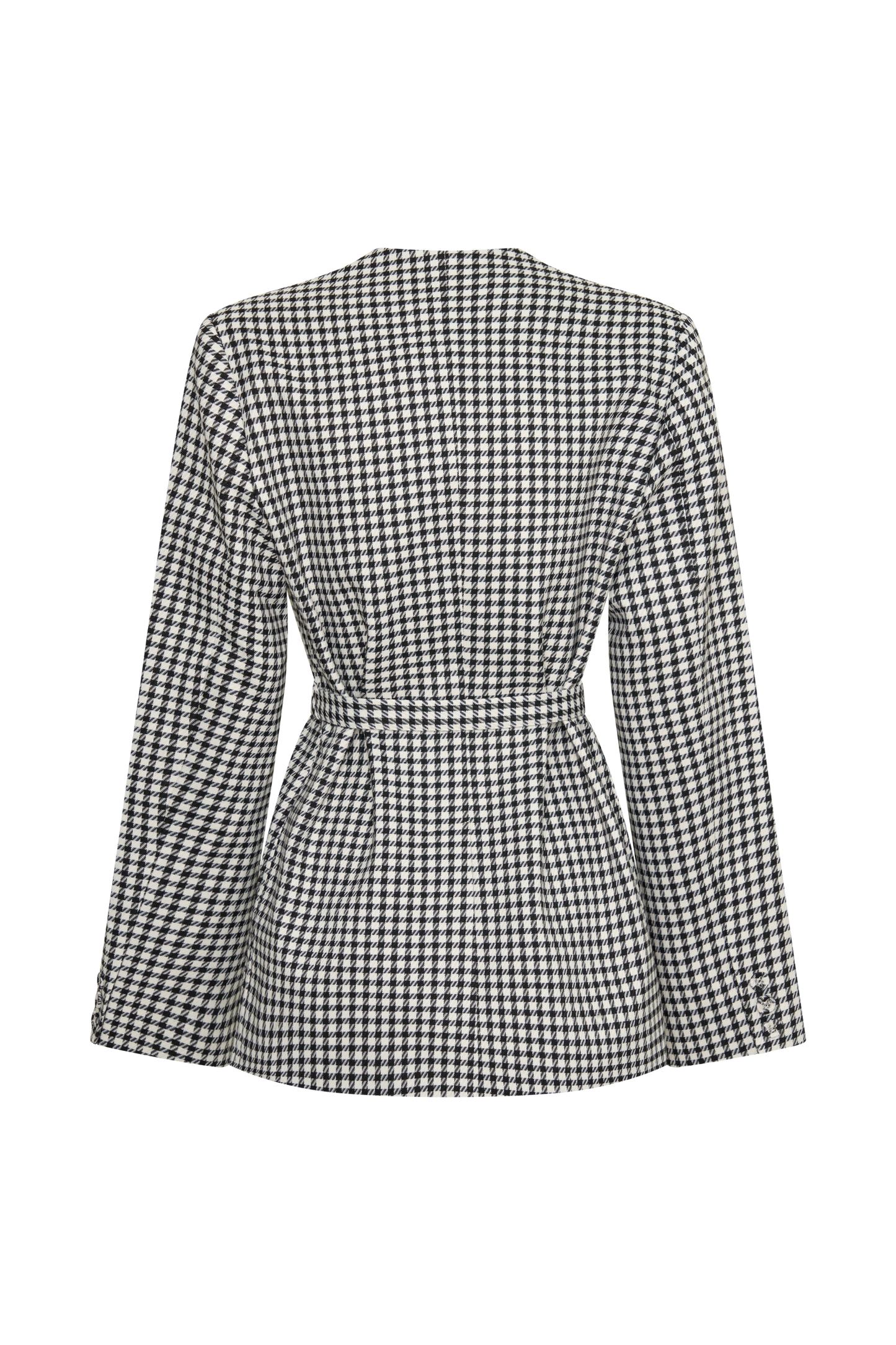 Darcie Drop Shoulder Suiting Blazer - Houndstooth
