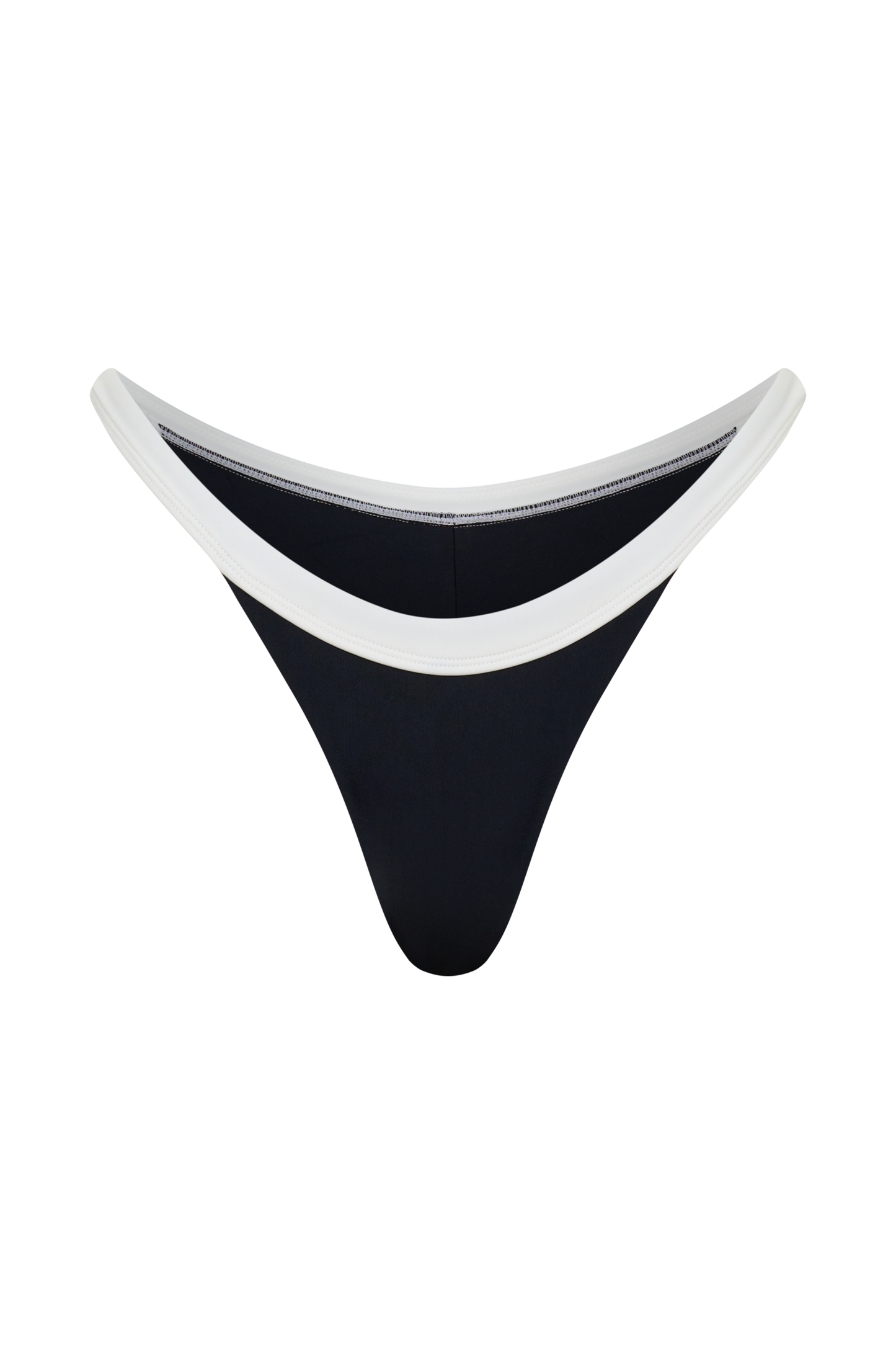Isla Brazilian Bikini Bottom - Black/White