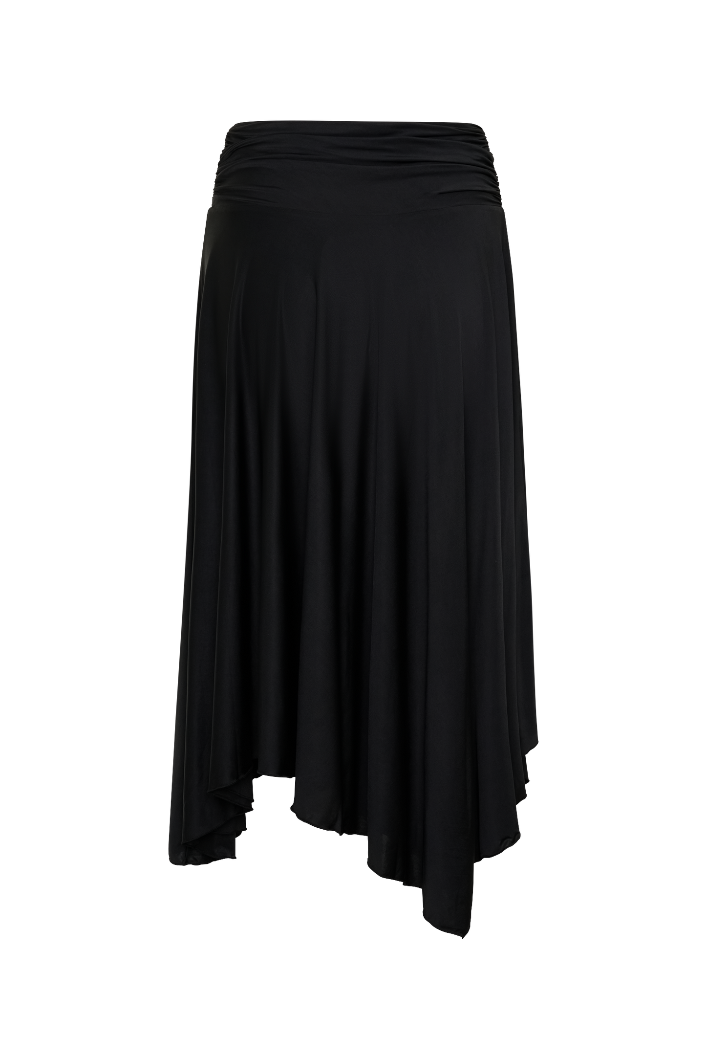 Luu Slinky Midi Skirt - Black