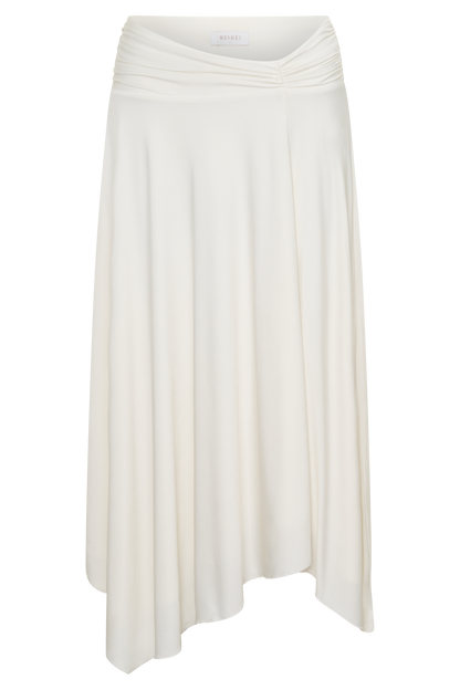 Luu Slinky Midi Skirt - Ivory