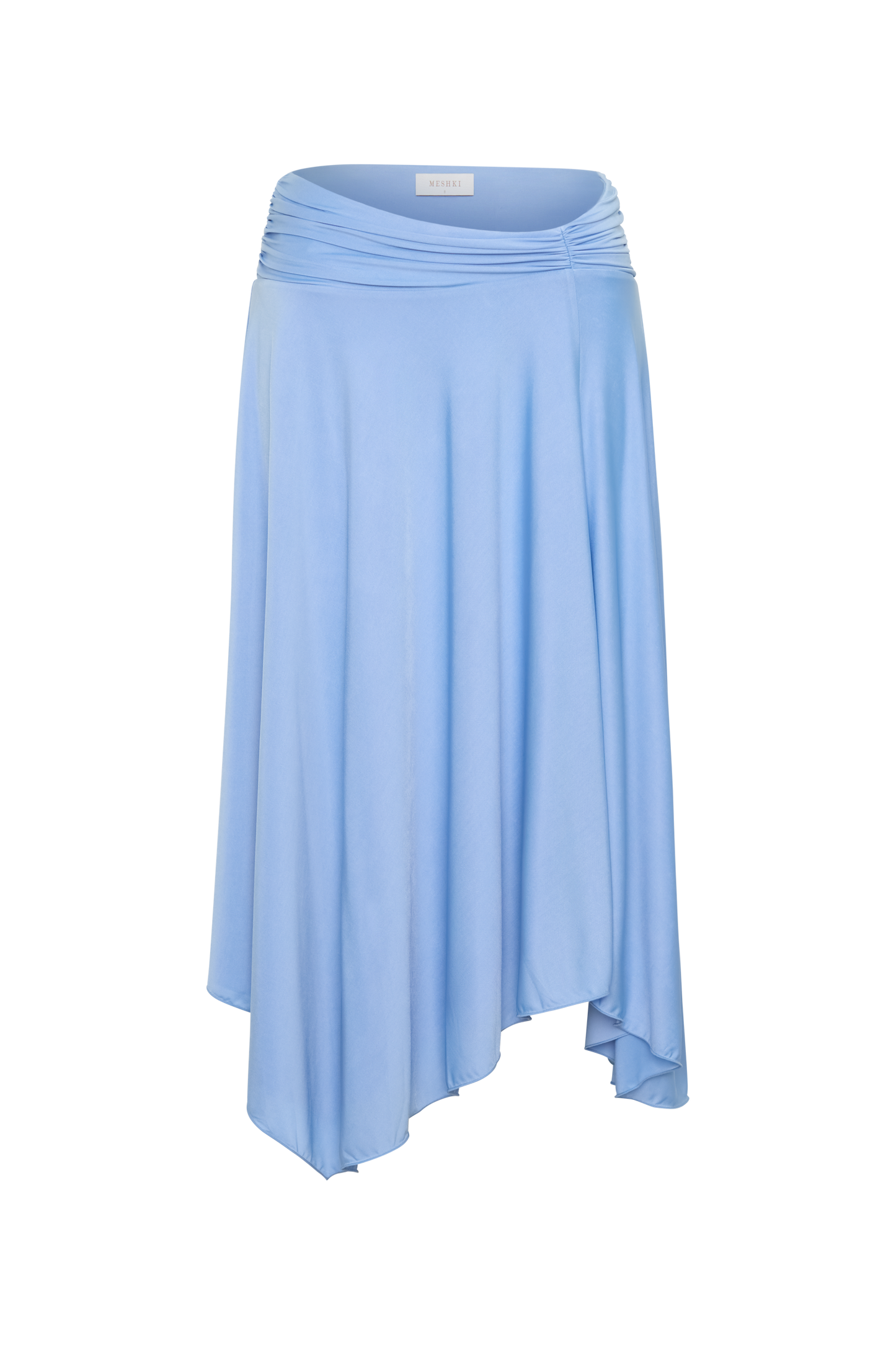 Luu Slinky Midi Skirt - Sea Blue