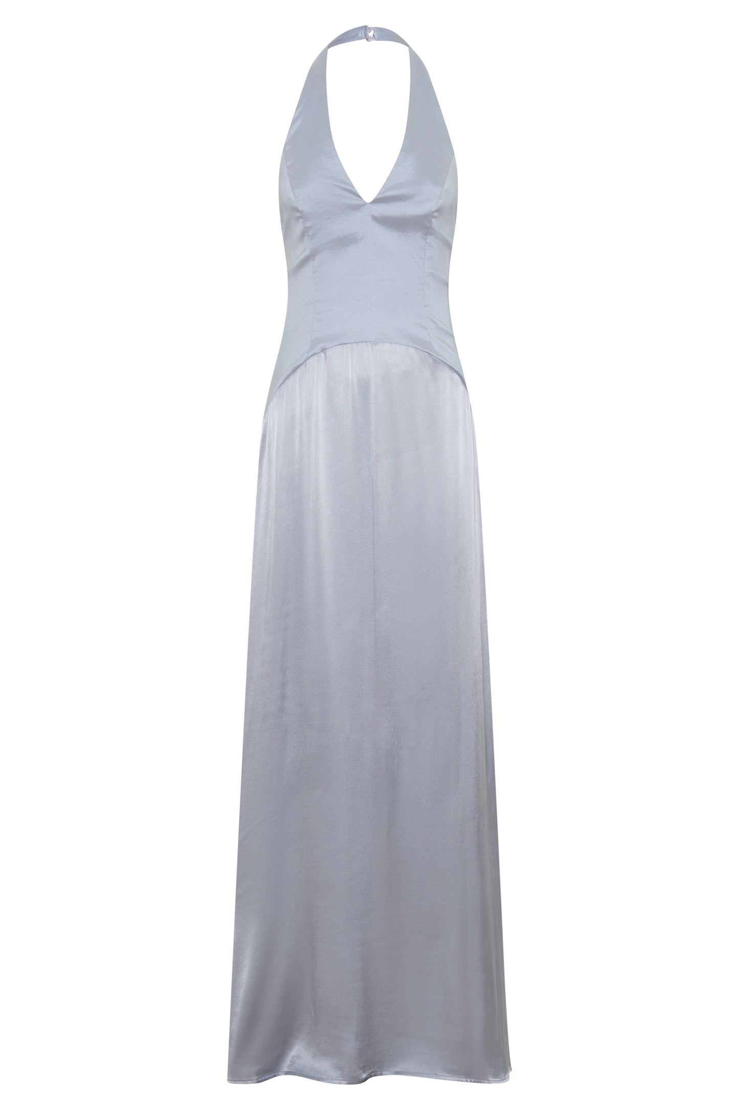 Maura Taffeta And Satin Maxi Dress - Cornflower Blue