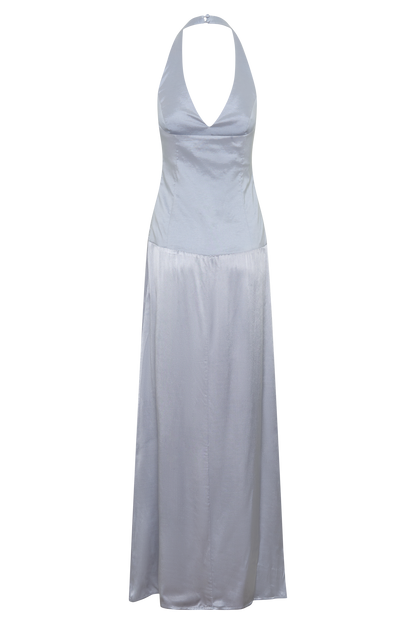 Maura Taffeta And Satin Maxi Dress - Cornflower Blue