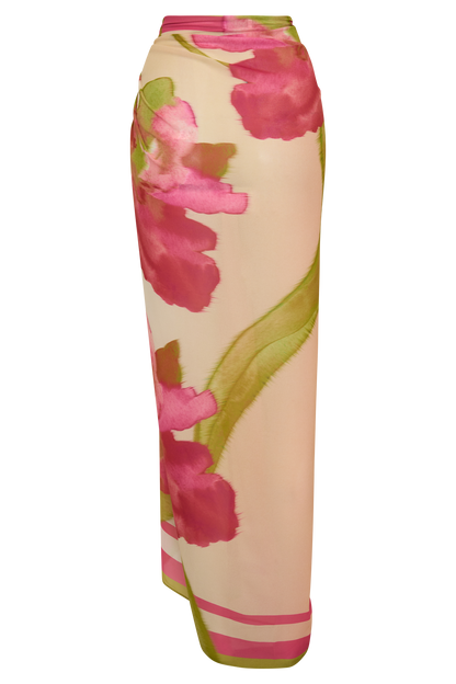 Nena Printed Sarong - Camillea Flower Print