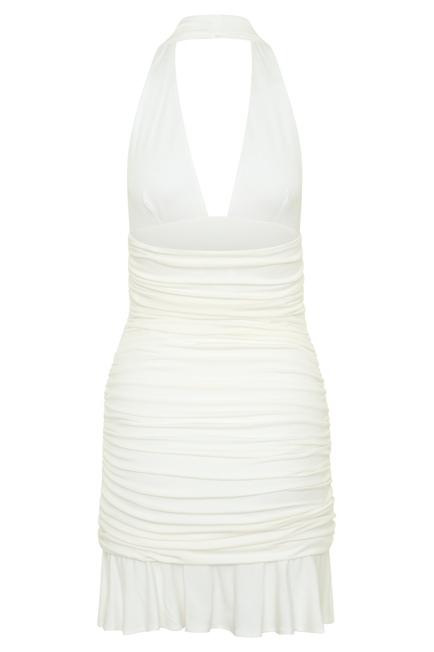 Peregrine Modal Halter Mini Dress - Ivory