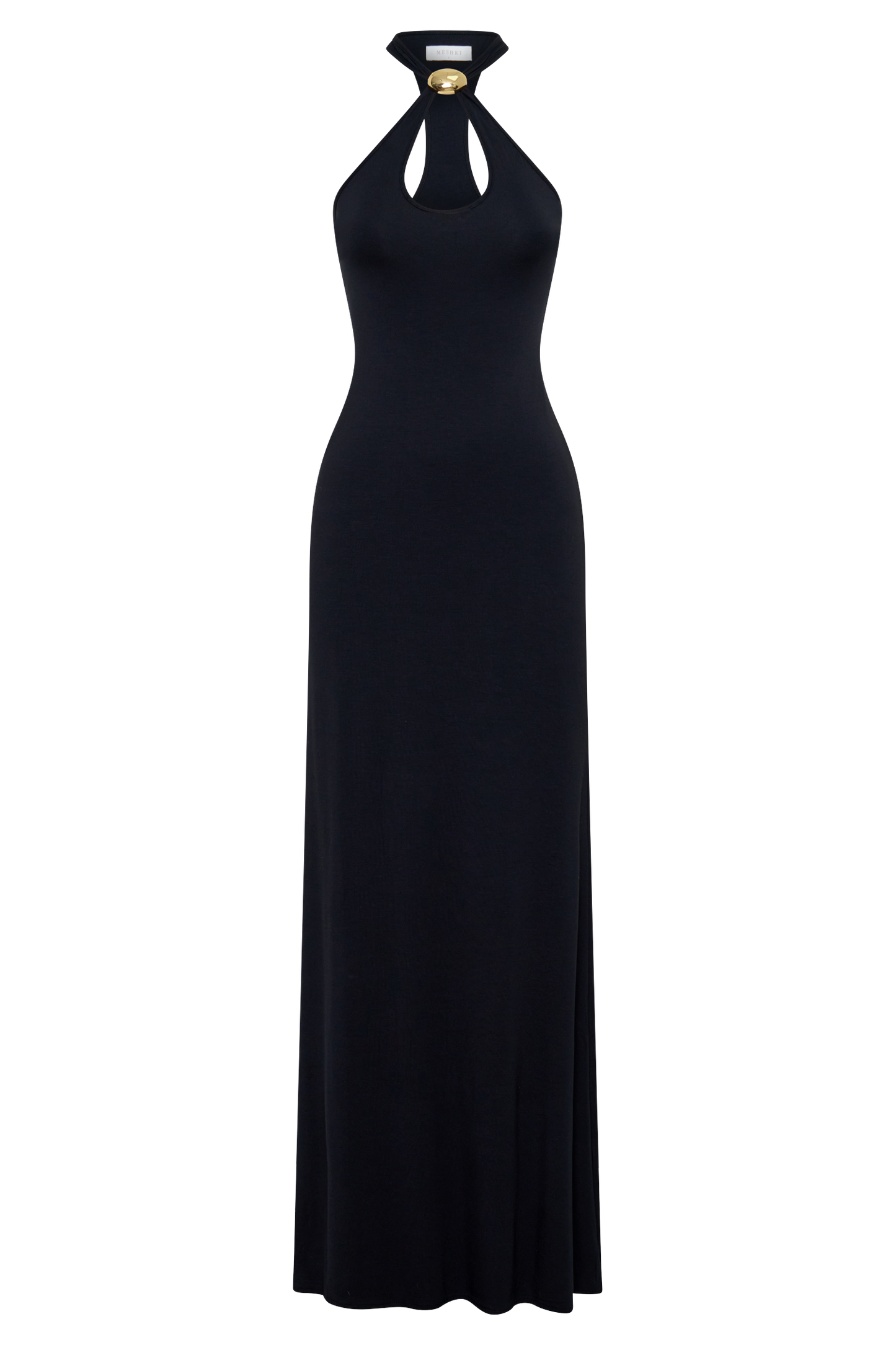 Ramona Modal Maxi Dress With Hardware - Black