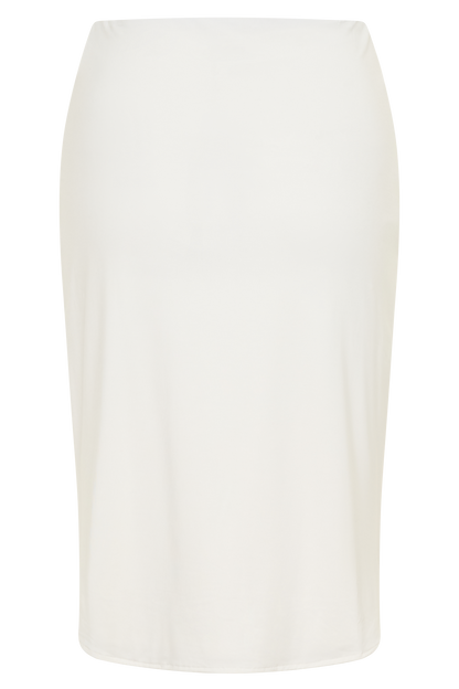 Greer Knee Length Skirt - White