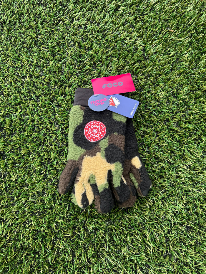 PORTLAND THORNS FC CAMO SHERPA GLOVE
